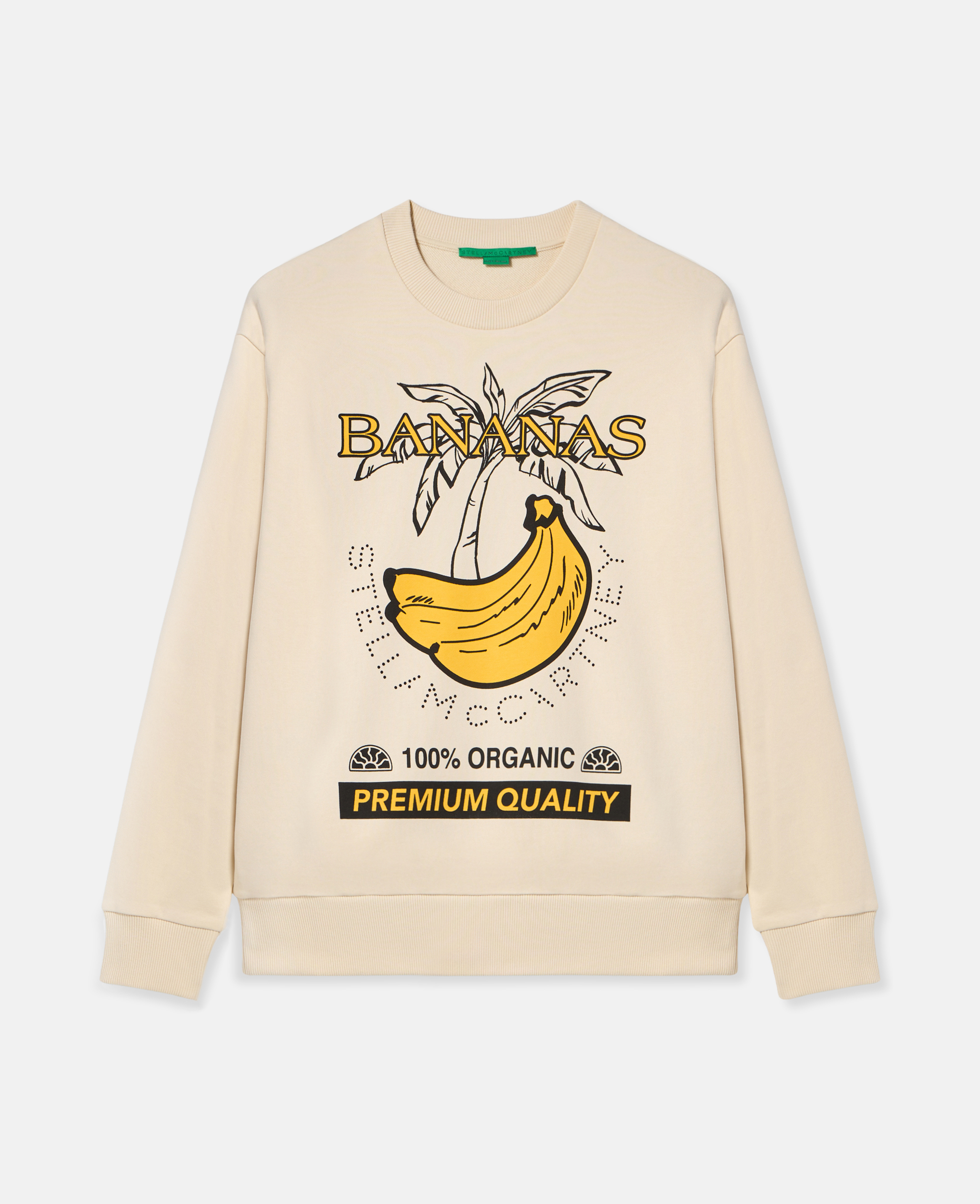 Stella Mccartney 'bananas' Graphic Hoodie In Cream