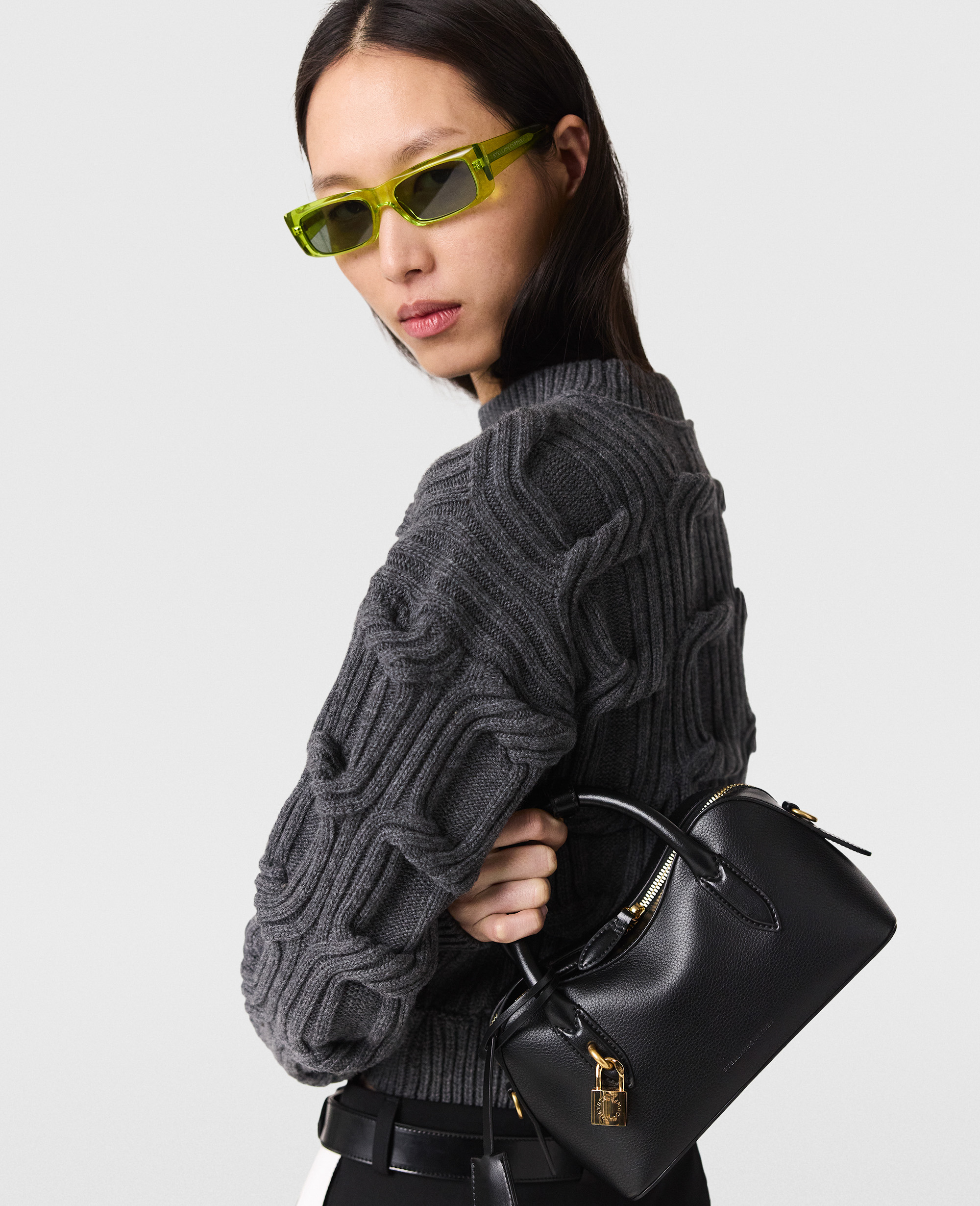 STELLA MCCARTNEY FALABELLA CABLE-KNIT JUMPER 