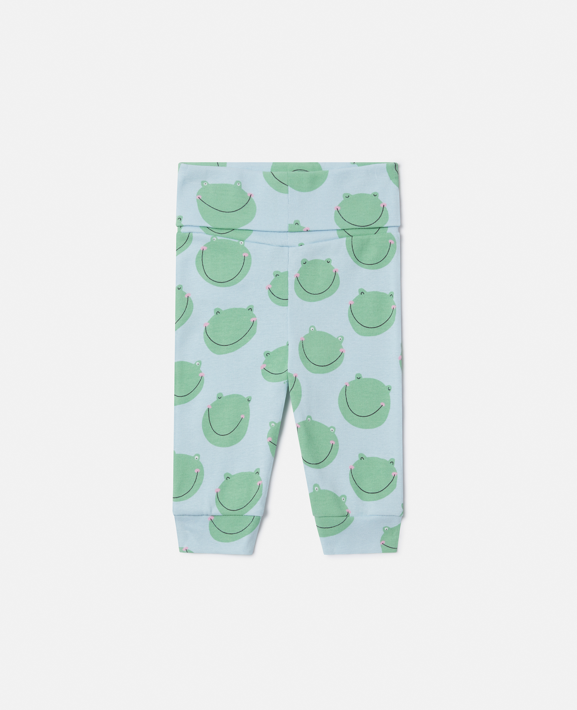 Stella Mccartney Frog Print Leggings In Blue/green